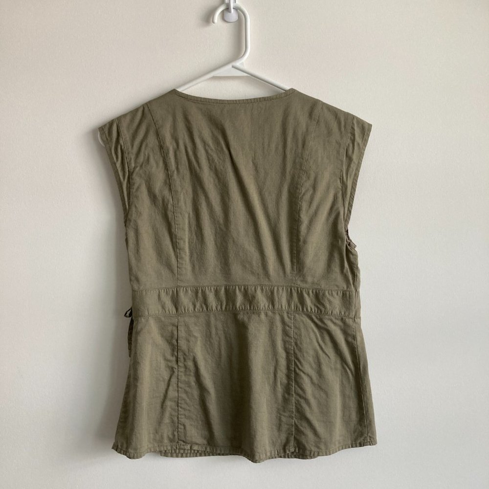 GAP Olive Wrap-top - Picture 3 of 3